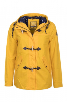 Ladies Toggle Jacket Yellow